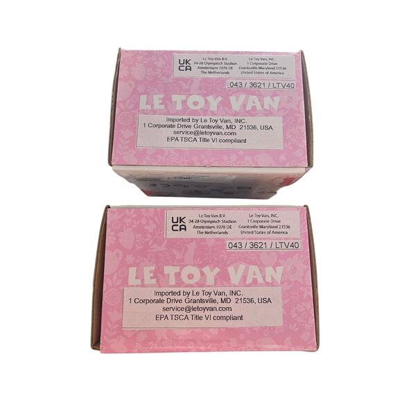 Le Toy Van Kids Toy Pet Set 3+ Years Dog Cat Lot Of 2 Sets NWB Gift - Picture 4 of 4